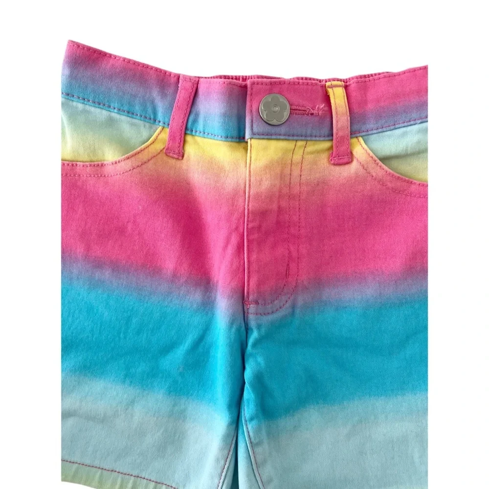 365 Kids Rainbow Ombré Denim Shorts - Mid-Length | Toddler Girl 4
